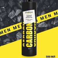 Concept Fusion Угольный шампунь для мужчин SHAMPOO CARBON FOR MEN для профессионального применения, 500мл