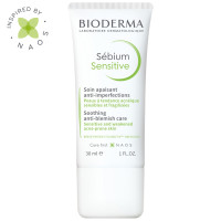 Bioderma Sebium Sensitive Увлажняющий, успокаивающий крем для жирной, комбинированной и проблемной кожи лиц, 30 мл