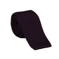 Мужской однотонный Вязаный Галстук, трикотажный Стандартный тканый простой галстук, узкий галстук, тонкий тканый простой галстук, узкие галстуки