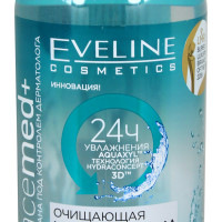 Eveline Cosmetics Мицеллярная вода Очищающая 3в1, FACEMED+, 400 мл