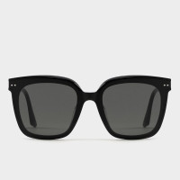 Солнцезащитные очки Квадратные женские, винтажные зеркальные градиентные солнечные очки в стиле ретро, большие, черные, UV400