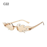 Очки солнцезащитные женские без оправы с защитой UV400