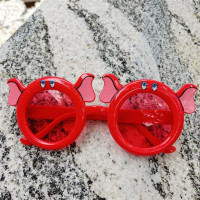 Детские Мультяшные солнцезащитные очки в виде слона солнцезащитные очки с защитой от УФ-лучей детские очки в круглой оправе орнаментные взрослые очки A ++