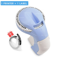 B90 портативная машина для 3D тиснения этикеток, похожая на Dymo 12965 ручная машинка для печати этикеток с 1PK 9 мм для 3D лент Dymo