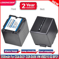 Аккумулятор 3500 мАч для PANASONIC CGA-DU21 DU06 DU07 CGA-DU07A GS100K GS17E CGR-DU14 DZ-аккумулятор BP21