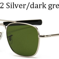 Мужские Роскошные брендовые дизайнерские солнцезащитные очки винтажные модные авиационные солнцезащитные очки для мужчин американские армейские военные оптические стеклянные линзы