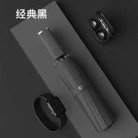 Новый автоматический складной зонт Xiaomi со светодиодной подсветкой, ветрозащитные большие зонтики от дождя, портативный уличный зонтик для мужчин и женщин