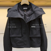 JR卓雅專櫃正品2022冬季新款白鵝絨帽派克女羽絨服兩件套M16E5102