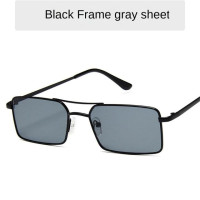 Модные внешние фонарики Uv400, модные подходящие очки, женские стильные прямоугольные безрамочные очки