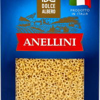 Макароны DOLCE ALBERO Anellini, твердые сорта, Италия, 450г