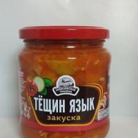 Консервы овощные, закуска Тещин язык,  Семилукская Трапеза, 460г