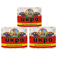 Икра Угощение Славянки Баклажанная 545г x 3 шт
