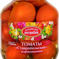 Валдайский Погребок Томаты "Ставропольские" маринованные с морковью, 1,5 л