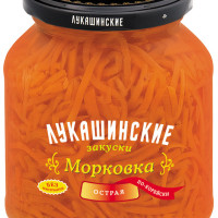 Лукашинские Морковка по-корейски острая, 340 г