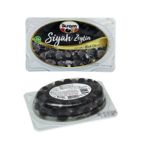 Маслины вяленые 200г турецкие оливки черные с косточками