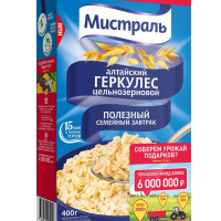 Хлопья Мистраль Геркулес Алтайский, 400 г