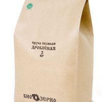 Крупа овсяная дробленая БиоЗерно органическая 2 кг