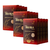 Полба, набор "Крепыш", 12 упаковок, полба крупа цельная, дробленая, хлопья, диетические продукты питания, Рондапродукт