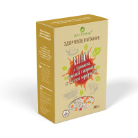 Киноа с брокколи, красной паприкой и желтой кукурузой,  Оргтиум 180 г