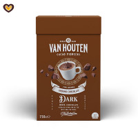 Горячий шоколад Van Houten Ground Dark, коробка 0,75 кг