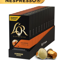 Набор кофе в капсулах L'OR Espresso Delizioso, для системы Nespresso, 100 шт
