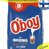 Какао порошок O'boy Original 1 кг, без глютена, Обой Оригинал для детей из Финляндии