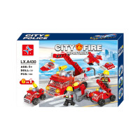 Конструктор LX Cities: Пожарная бригада 6в1, 144 дет. (LX.A430)