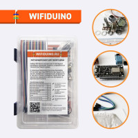 Конструктор WiFiduino. Обучающий набор с комплектом датчиков для создания системы Умный дом на платформе Arduino.