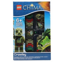 Наручные часы LEGO Legends of CHIMA "Crawley" с минифигуркой 30 деталей / 8020097