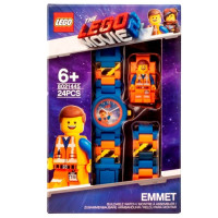 Наручные часы LEGO Movie 2 "EMMET" с минифигуркой 24 деталей / 8021445