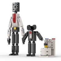 Конструктор детский игрушка MOC Фигурк Скибиди Туалет,Skibidi Toilet,Подарок на день рождения для мальчиков и девочек