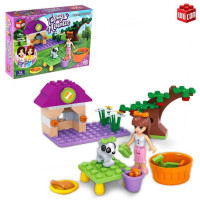 Конструктор "Девочка с собачкой", 76 деталей / конструктор для девочек