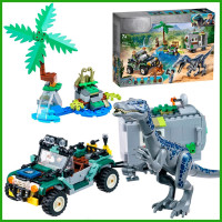Конструктор Динозавры Поединок с бариониксом: Охота за сокровищами, 458 деталей