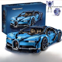 конструктор машина техник TECHNIC BUGATTI,набор 1355 деталь,подарок для мальчиков,совместим с лего