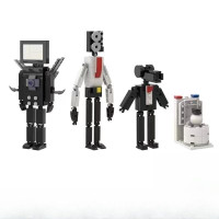 скуби ду туалет,Совместим с лего, подарок для мальчиков и девочек