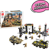 Конструктор JIESTAR Война химическое оружие, лего совместимый, 966 деталей, 147723