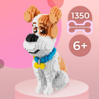 3д конструктор WiMi из 1350 миниблоков, сборная модель Терьер Макс, головоломка iq для развития мелкой моторики и логики, развивающие игрушки ребенку