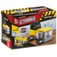 Конструктор Bondibon Стройка 3653 2в1 Грузовик 18 деталей