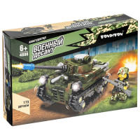 Конструктор Bondibon, Военный Десант, Танк, 173 деталей
