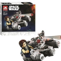 Конструктор Star Wars Звездные войны "Микрофайтер Сокол тысячелетия" 60068, 107 деталей, для мальчиков, для взрослых, для девочек