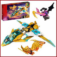 Конструктор LX Самолет Золотого Дракона Зейна, 293 детали