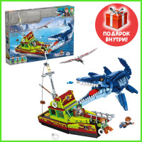 Конструктор Побег из пасти мозазавра, 888 деталей
