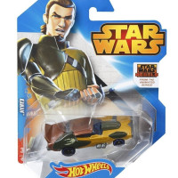 Машинка Hot Wheels тематическая коллекционная оригинал STAR WARS KANAN коричневый CNB53