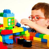 Сертифицированный детский конструктор пластиковый 50 крупных (3см*3см) деталей, Яркий для детей малыша , в мешке