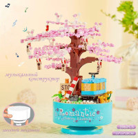 Конструктор пластиковый музыкальный / Дерево 396 деталей