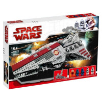 Конструктор Атакующий крейсер республиканцев класса Венатор Star Wars 8039 1218 деталей 5 минифигурок A19077
