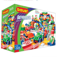 Конструктор Bauer Автодорога 323 элемента. Все включено