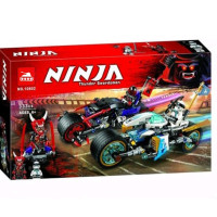 Конструктор/ Ниндзяго/ Ниндзя/ Уличная погоня/ 333 детали/ 10802/ Подарок