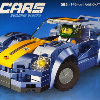Конструктор racing гонки  / гоночная спортивная машина  / спорткар / модель ( не является брендом лего ) Детали:146 Фигурки:1