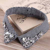 Белый искусственный воротник, элегантный женский съемный алмаз, воротники для женщин, искусственный воротник на плечо, Женский Галстук